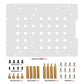 Geekworm 2mm Thickness Acrylic Plate for X880/X1009 and 3.5 inch SATA HDD/2.5 inch SATA HDD/SSD
