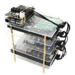 Geekworm 2mm Thickness Acrylic Plate for X880/X1009 and 3.5 inch SATA HDD/2.5 inch SATA HDD/SSD