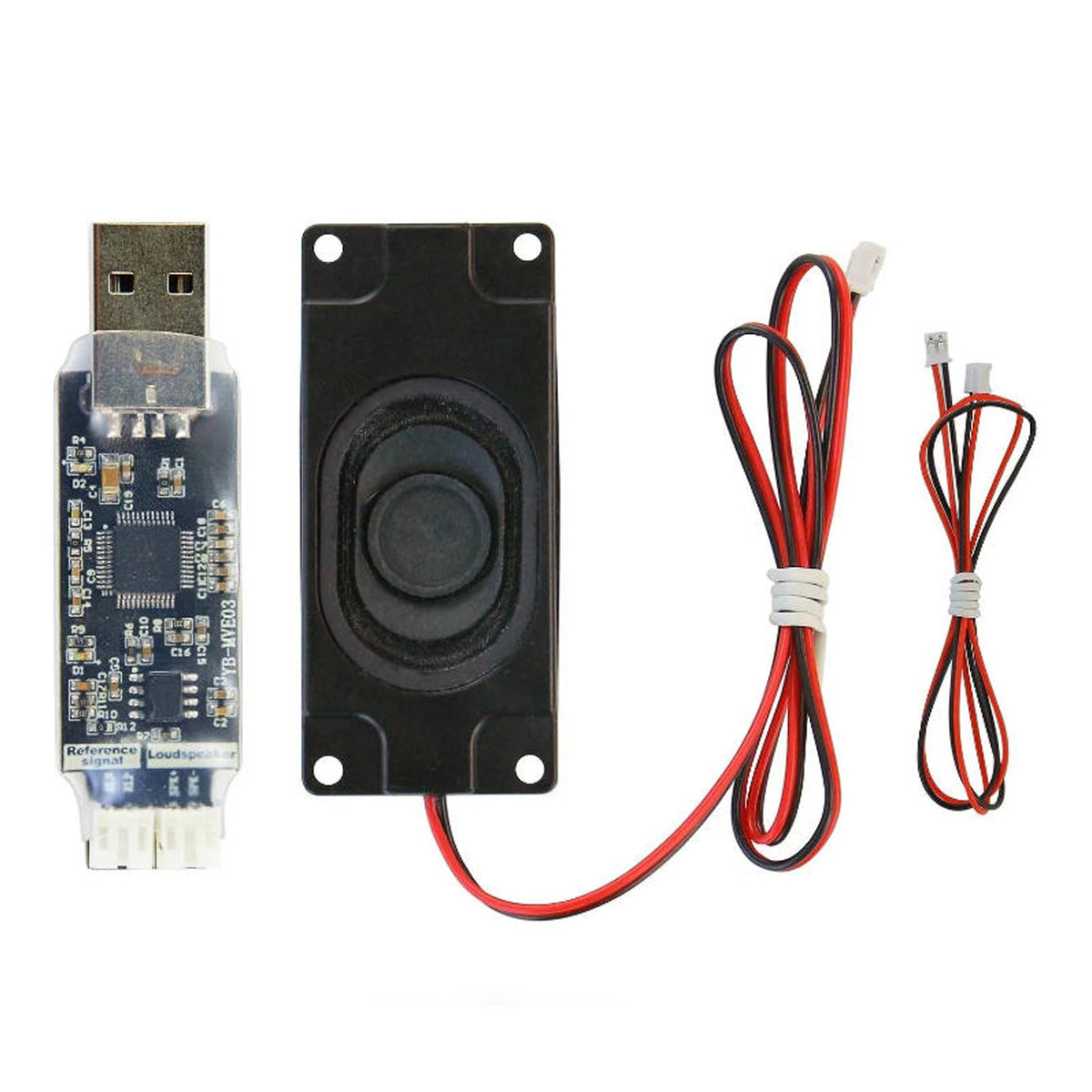 USB Driver-free Sound Card + Speaker Kit for Raspberry Pi / Jetson Nano / RDK X3