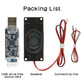 USB Driver-free Sound Card + Speaker Kit for Raspberry Pi / Jetson Nano / RDK X3