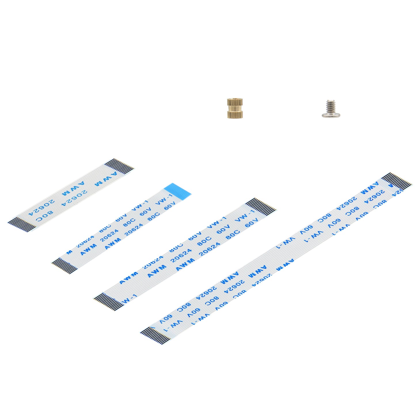 Geekworm Raspberry Pi 5 PCIe FFC Cable 30mm/50mm/80mm Set