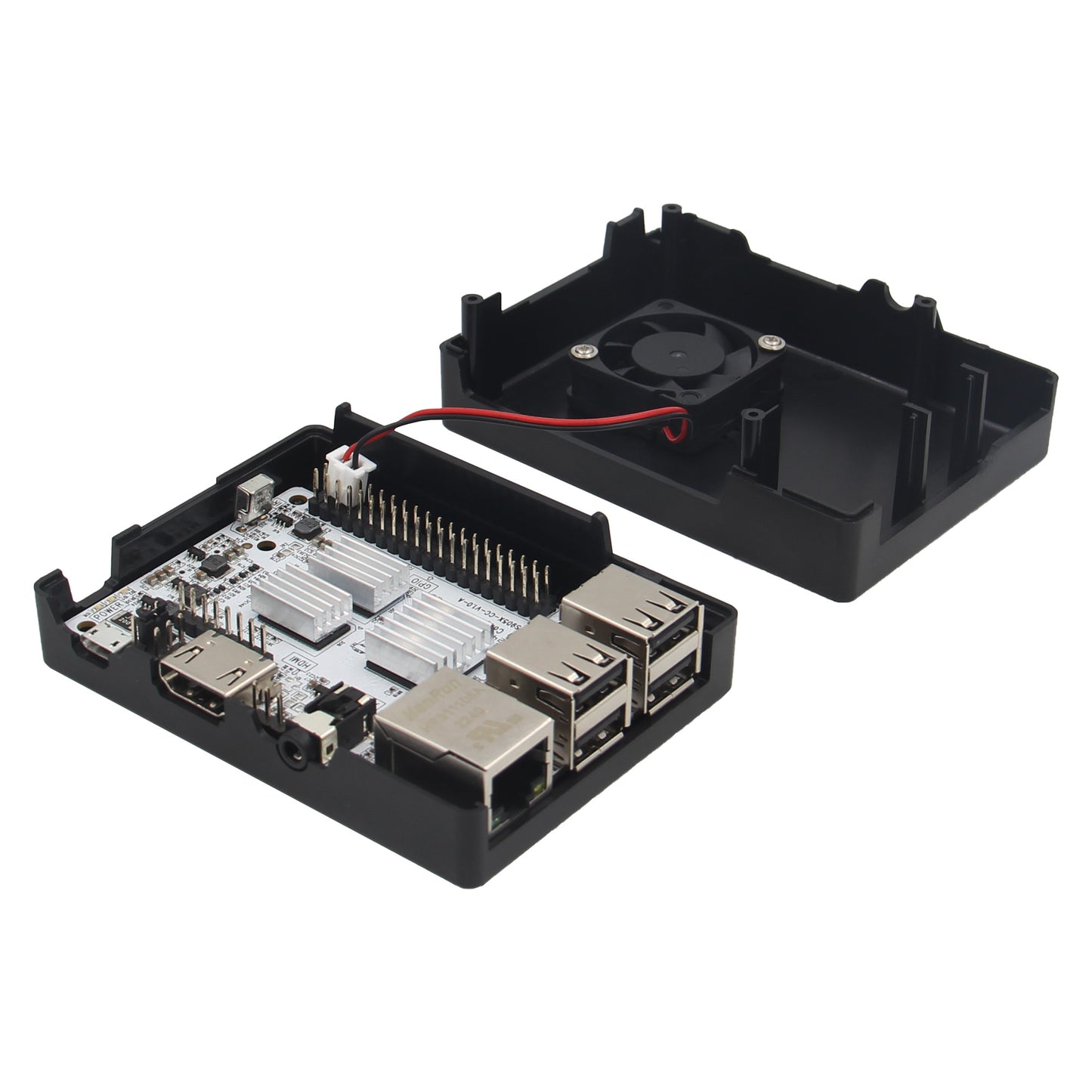 Geekworm ABS Case for Libre Computer AMl-S905X-CC / ALL-H3-CC / ROC-RK3328-CC Board