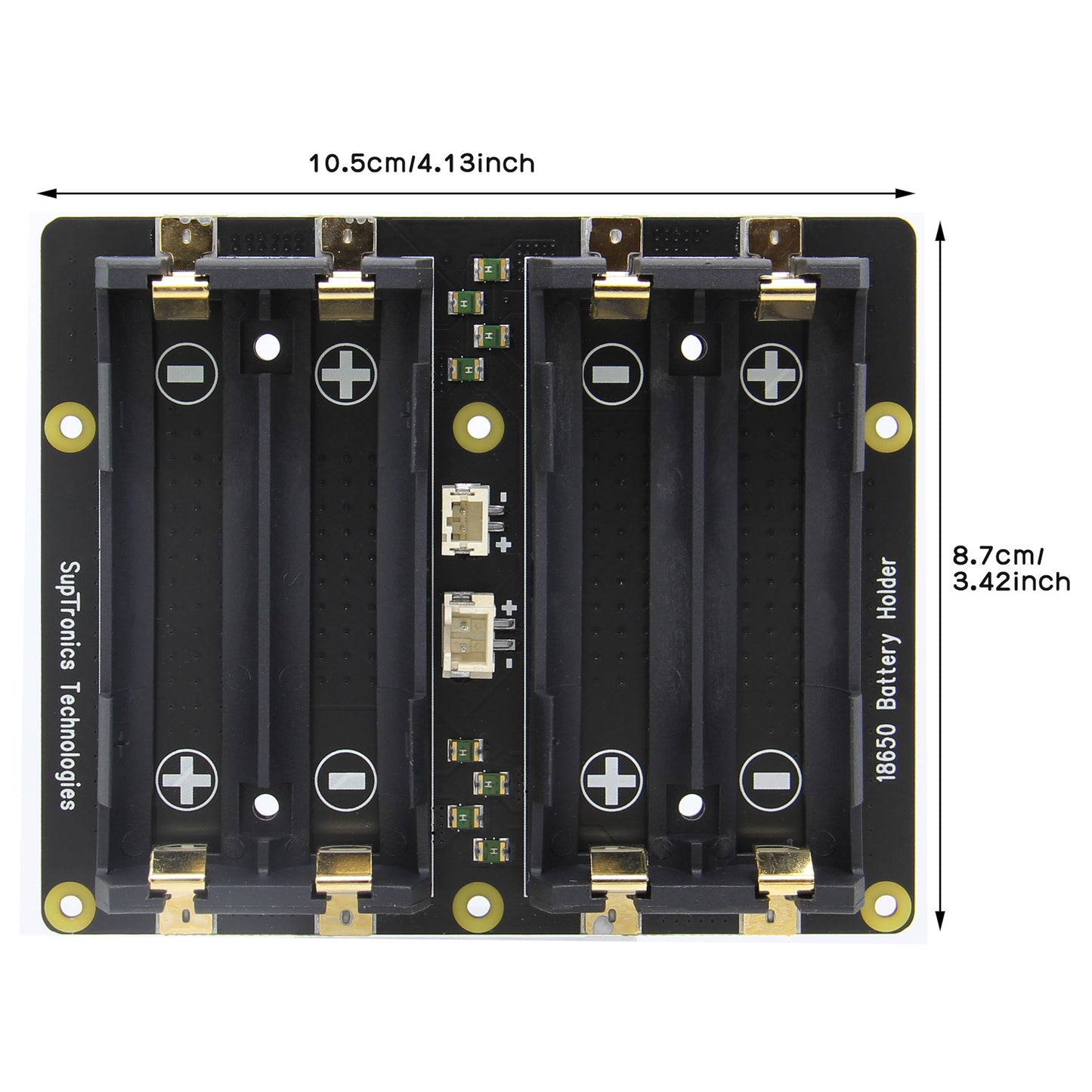 Geekworm X708-A1 8-cell 18650 Battery Holder for X708/X750/X728 UPS