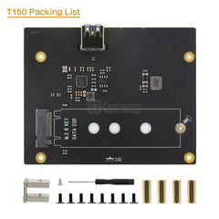 Geekworm T150 M.2 NGFF SATA SSD Storage Expansion Board Compatible wit