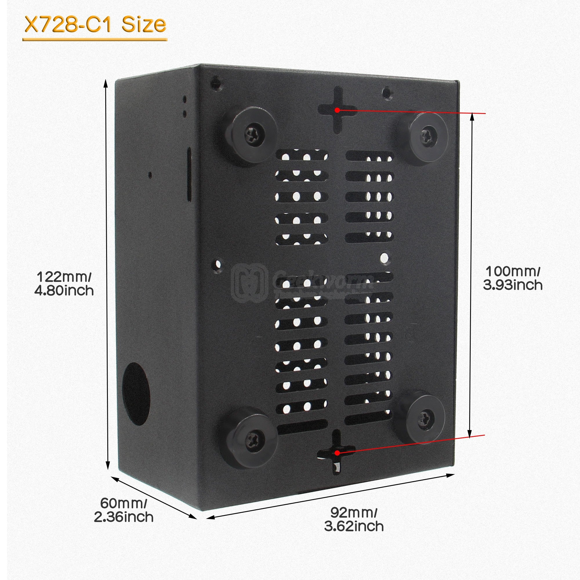 Geekworm X728-A1 Cooling Fan Board For Raspberry Pi 4/3B+/3B/2B - Heat Dissipation Expansion