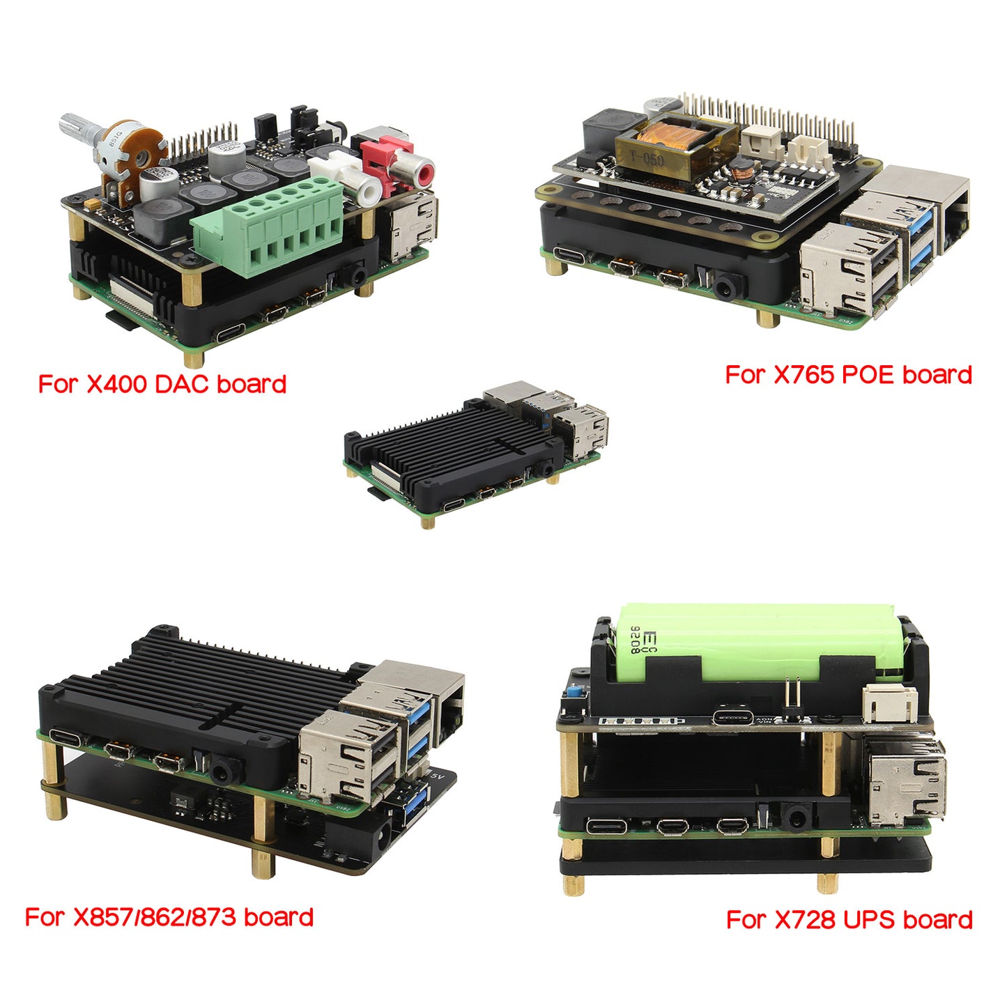 Raspberry Pi 4 11mm Embedded Heatsink (P165-B)