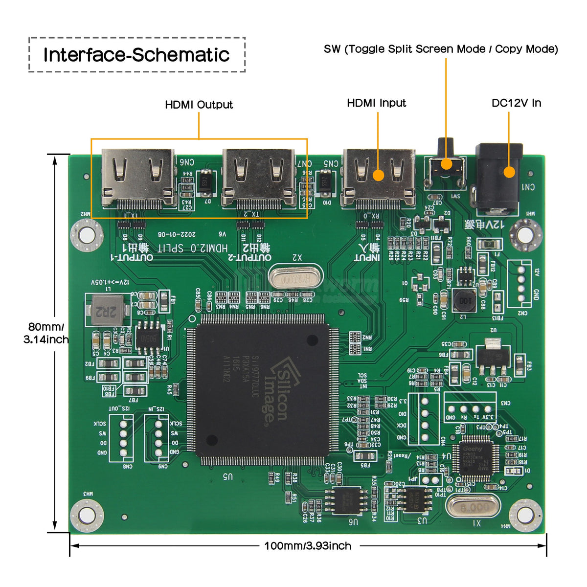 hdmi splitter blinking screen