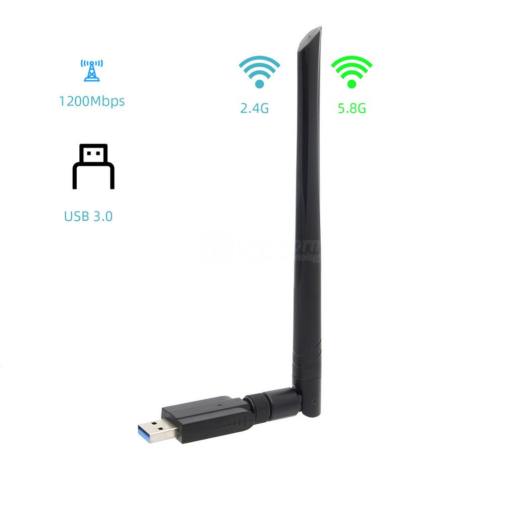 Geekworm NVIDIA Jetson Nano Dual Band Wireless USB 3.0 WiFi Adapter 5GHz+2.4GHz 1200M