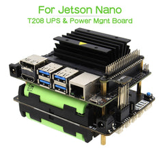 UPS Module for Jetson Nano 18650 Lithium Battery 5V Charging Board Module  Uninterruptible Power Supply Expansion Board (No Batteries Included) 