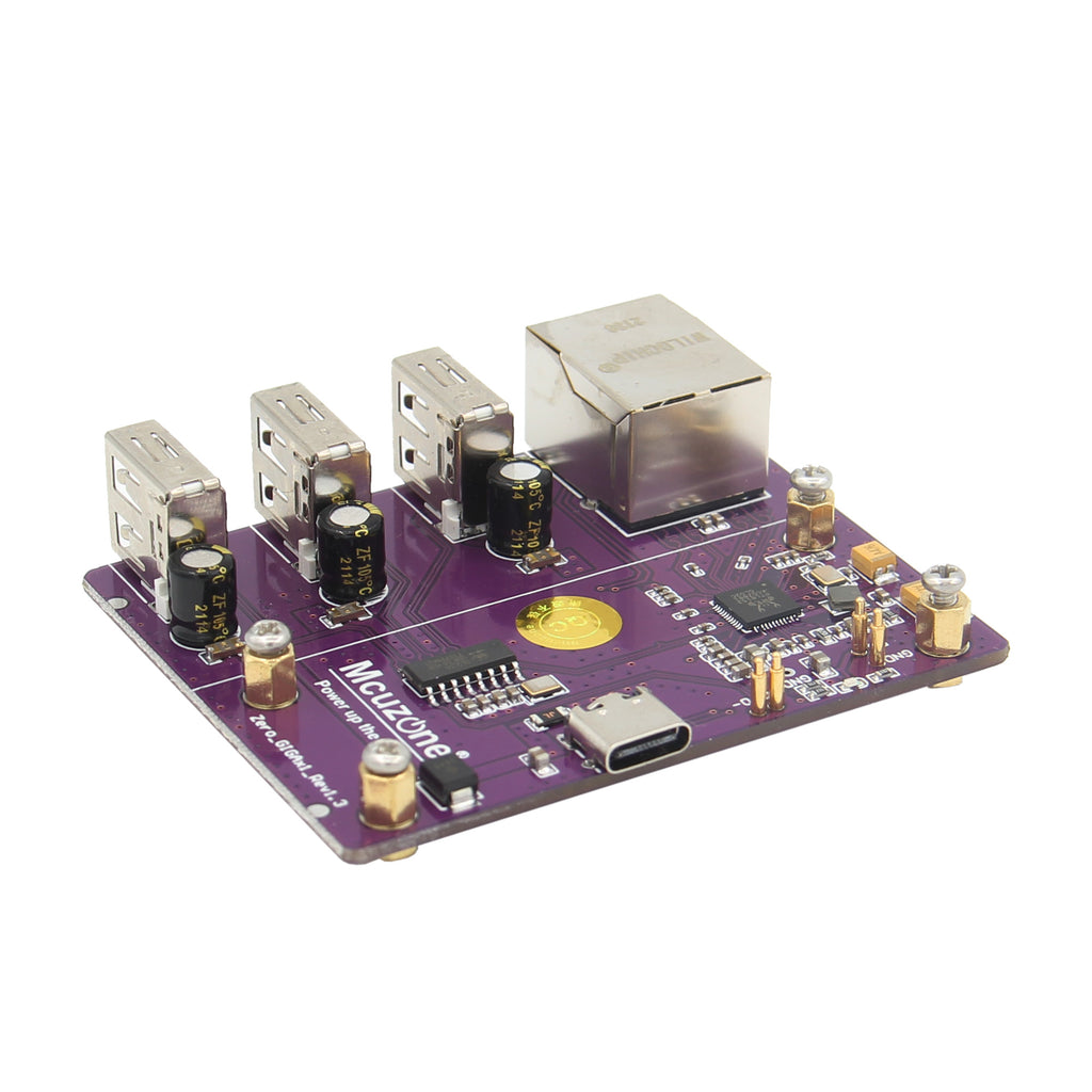Raspberry pi zero2 W Gigabit Ethernet Expansion Board – Geekworm