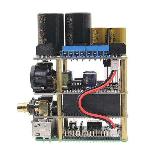 Raspberry Pi X20-XLR Hifi Audio Kit (X20-XLR ES9028Q2M Board + X10-I2S Board + X10-PWR Power Supply Board)