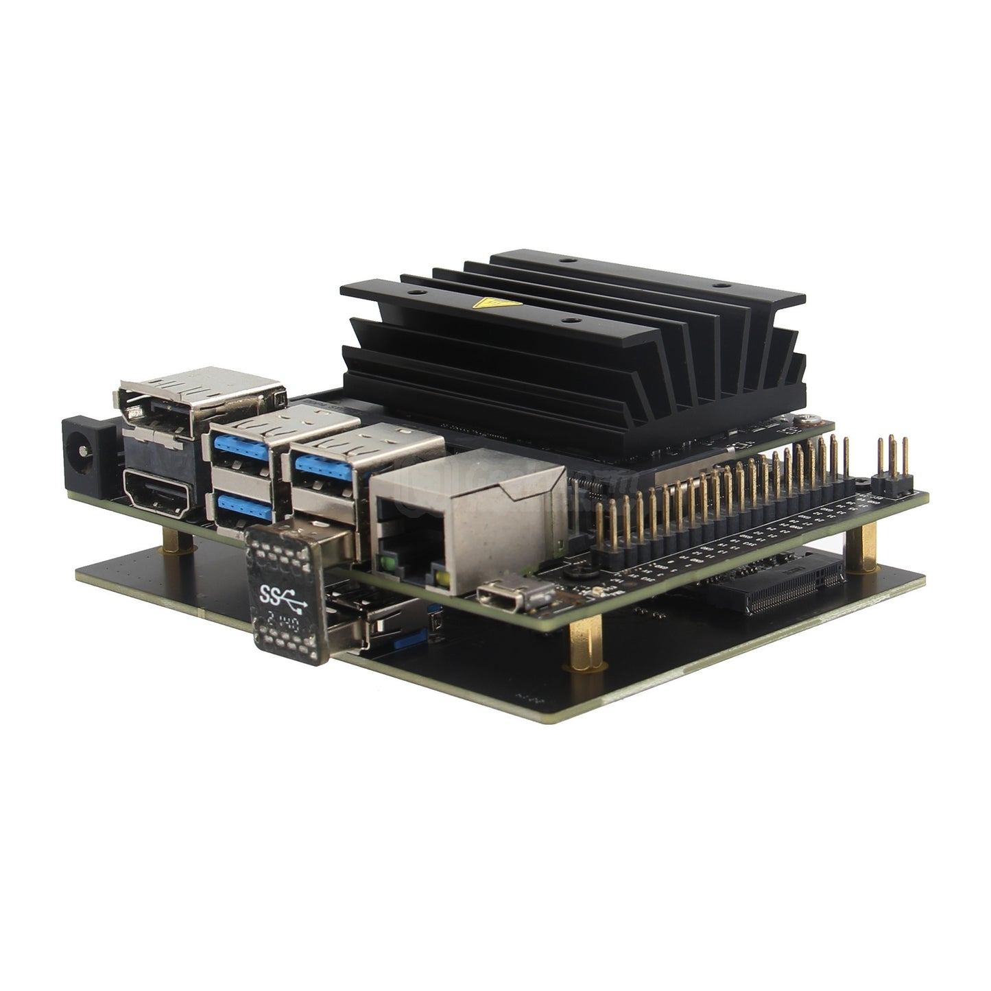 Geekworm T150 M.2 NGFF SATA SSD Storage Expansion Board Compatible with Jetson Nano 2GB/4GB