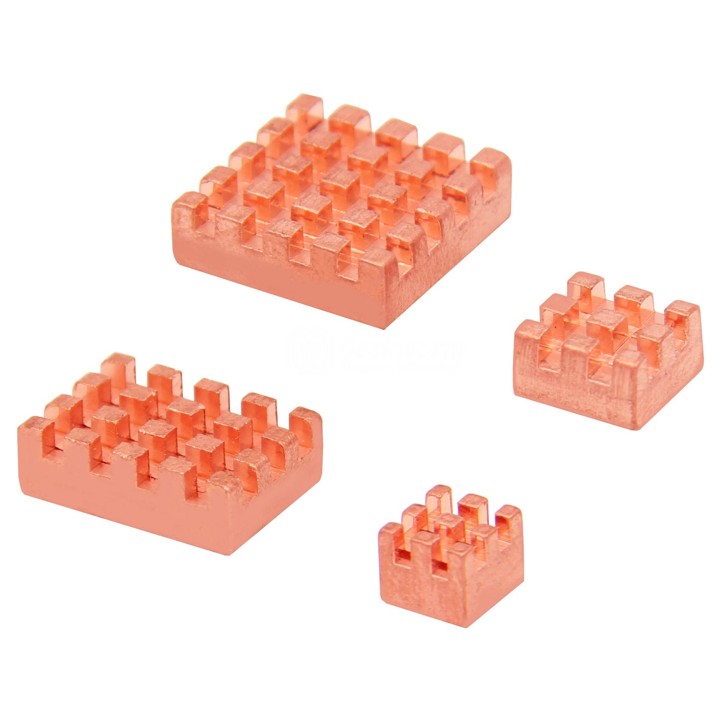 (2 Pack) Copper Heatsinks CUP Cooler for Raspberry Pi/Orange Pi/Rock Pi/Tinker Board/PCB Board CPU Chip