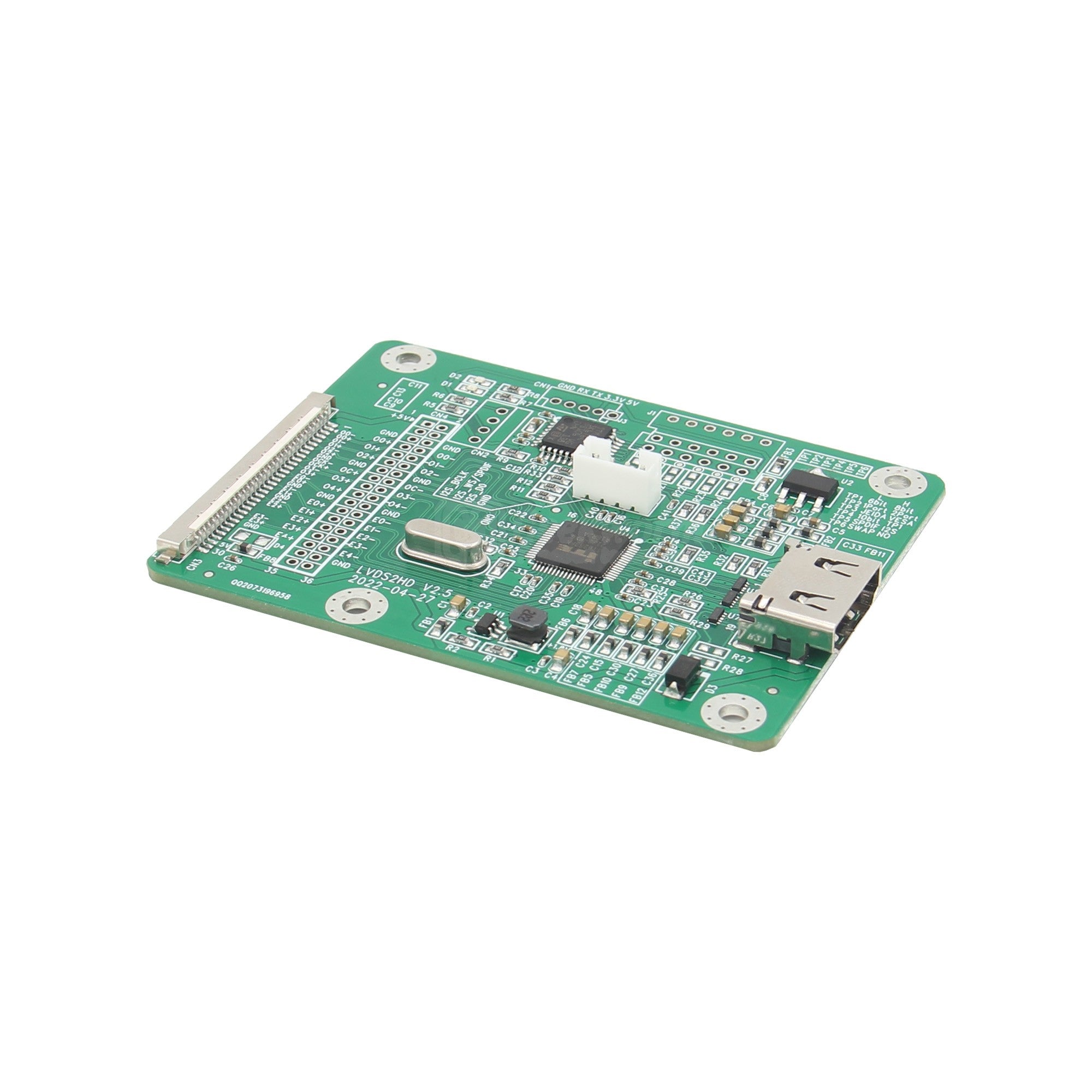 Geekworm LVDS To HDMI Adapter Board(LVDS2) with Cable Default Mode Dou