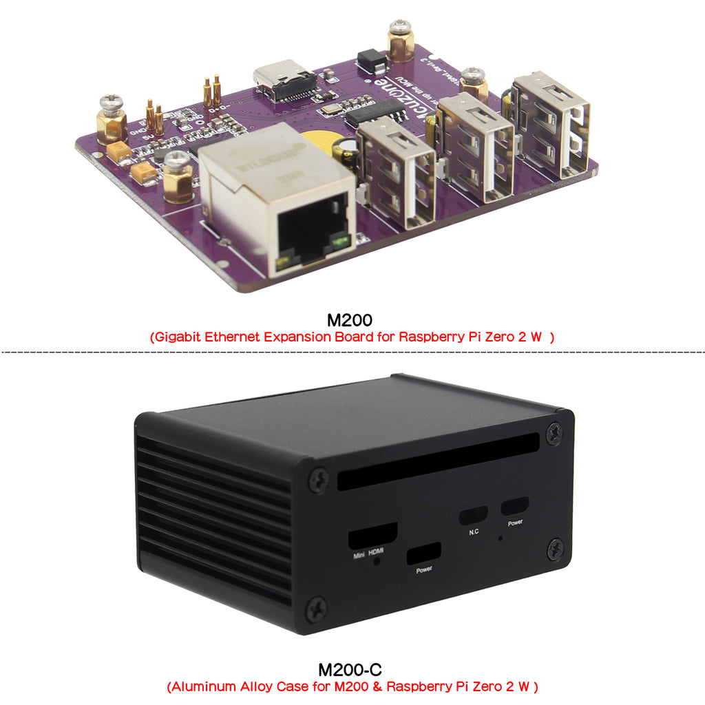 Raspberry pi zero2 W Gigabit Ethernet Expansion Board – Geekworm