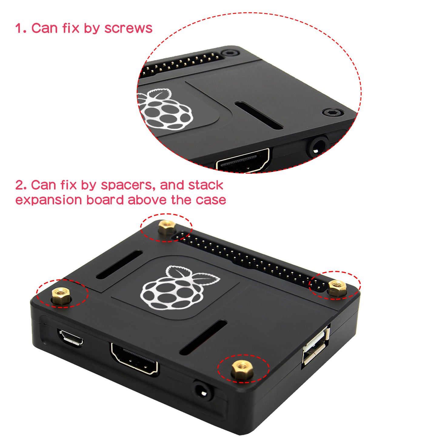 Raspberry Pi 3A+/A+ CNC Ultra-Thin Aluminum Alloy Metal Case (P88)