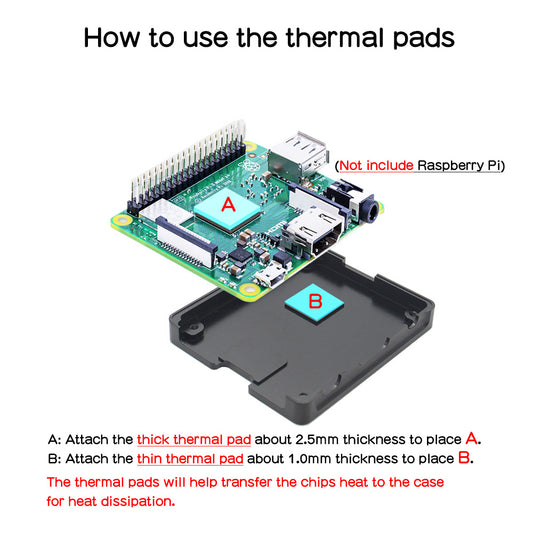 Raspberry Pi 3A+/A+ CNC Ultra-Thin Aluminum Alloy Metal Case (P88)
