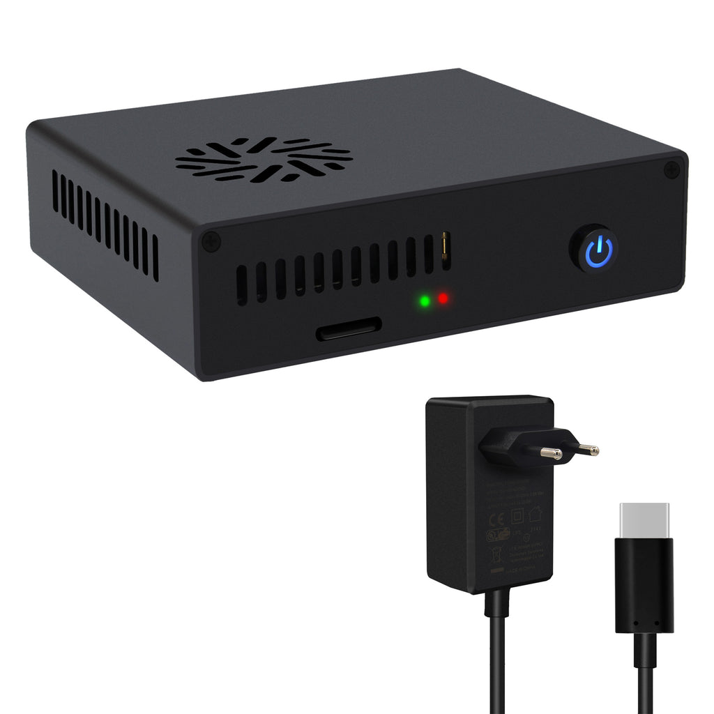 Geekworm Raspberry Pi 4 Case X-C1 Kit V2.0 with PWM Fan | Auto Power On | Safe Shutdown
