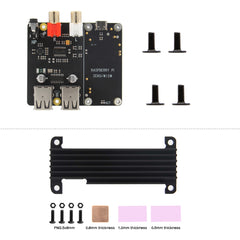 Geekworm X302 HiFi DAC HAT Expansion Board & USB HUB Compatible with R