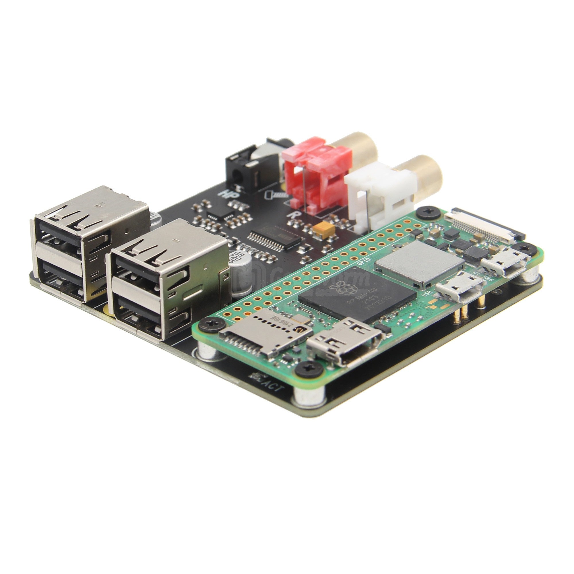 Geekworm X302 Hifi Dac Hat Expansion Board And Usb Hub Compatible With R 9795