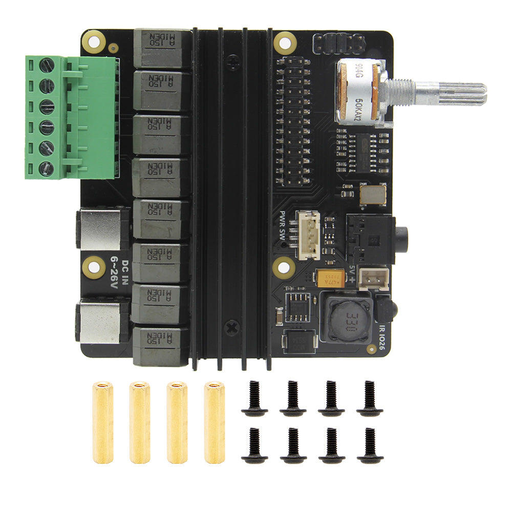 Raspberry Pi 4B/3B+/3B DAC+ AMP Sound Card X450 Expansion Board
