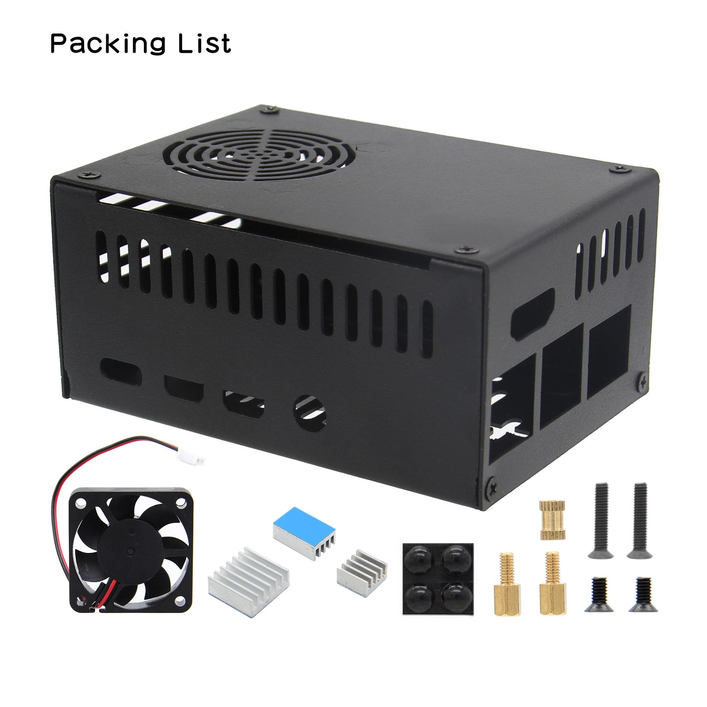 Geekworm X630-C1 Metal Case for Raspberry Pi 4&X630