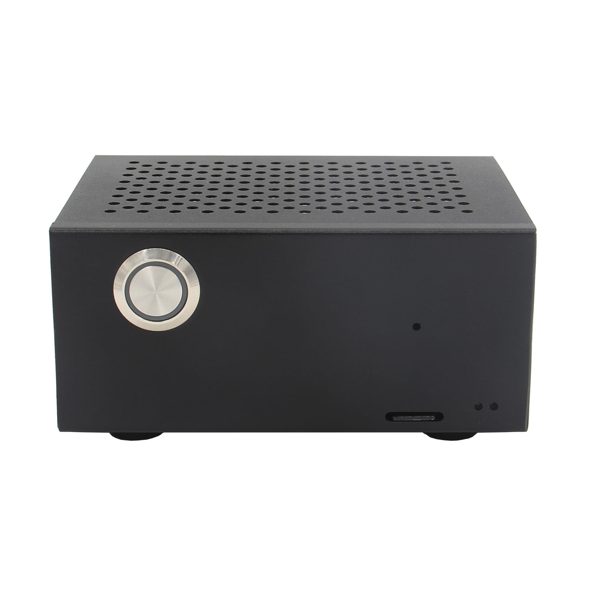 Geekworm X728-C1 Metalen Behuizing Met Fan En Aan/uit-knop – Geschikt Voor Raspberry Pi 4 En X728 UPS