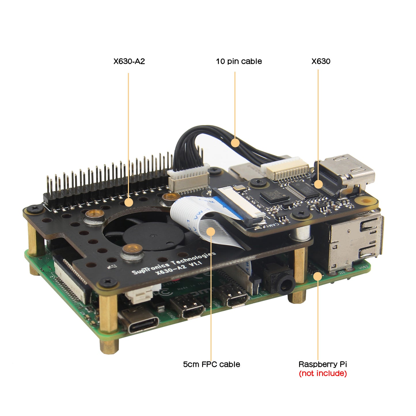 Geekworm Raspberry Pi X630 V1.5 Hdmi to CSI-2 Module